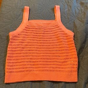 Coral crotchet tank, didnt fit